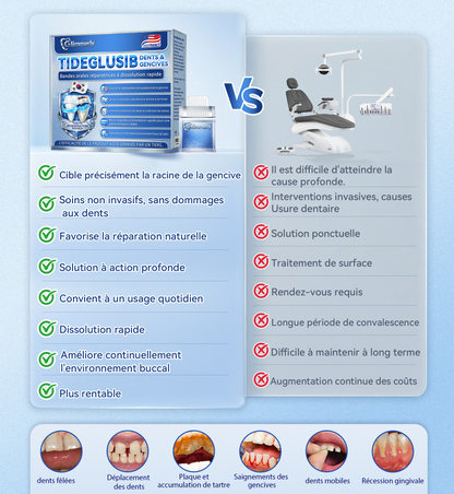 🎁Sourire instantané 🎁 𝐺𝑙𝑖𝑚𝑚𝑒𝑟𝑙𝑦® Tideglusib Dents et gencives Bandes orales réparatrices à dissolution rapide 💎 (Restaure émail/dentine • Renforce gencives • Élimine tartre & odeurs • Blanchit • Fin des sensibilités)