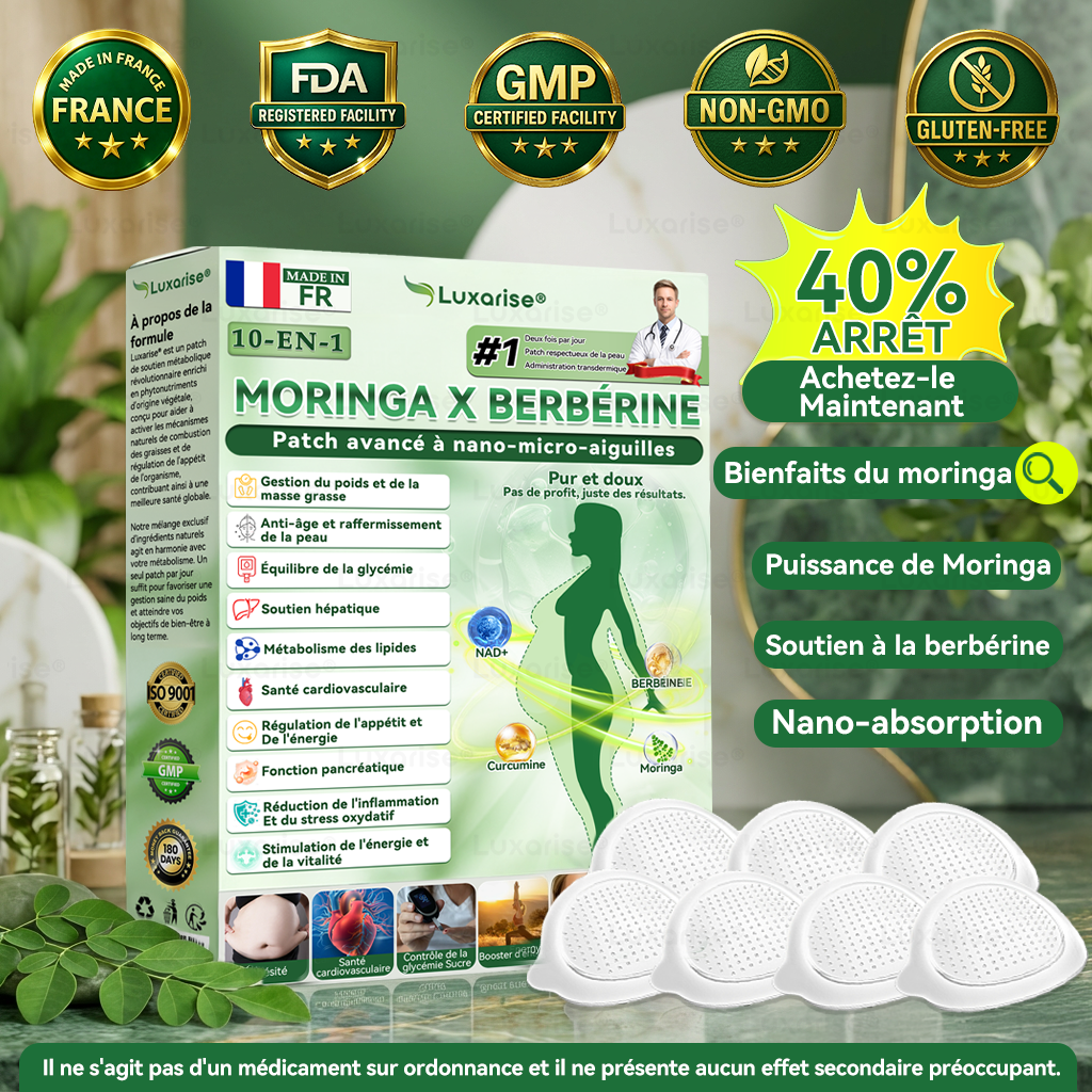 Il ne reste plus que 10 boîtes ! 🎁 𝑳𝒖𝒙𝒂𝒓𝒊𝒔𝒆® obtenez une réduction exclusive de 30% aujourd'hui ! Recommandé par des endocrinologues — 4 à 6 boîtes recommandées pour maintenir votre poids et éviter l'effet rebond.